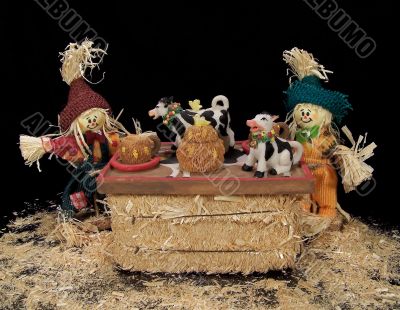 Scarecrows Having Tea