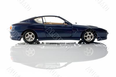 Blue car