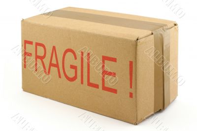 fragile cardboard box