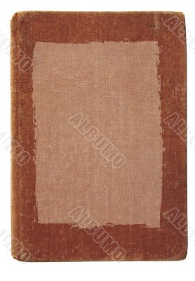 rough grunge frame on pure white background