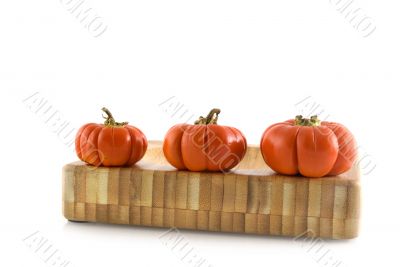 Modern orange pumpkins