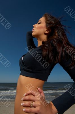 Beautiful Woman at seaside