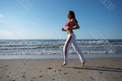 Beautiful Woman at seaside
