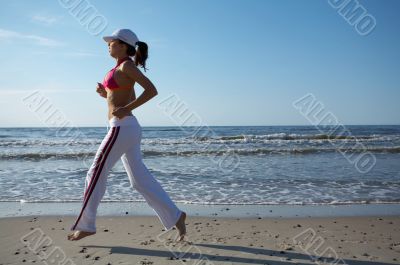 Beautiful Woman at seaside
