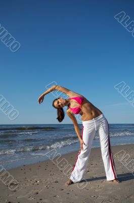 Beautiful Woman at seaside