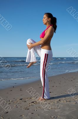 Beautiful Woman at seaside