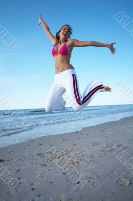 Beautiful Woman at seaside
