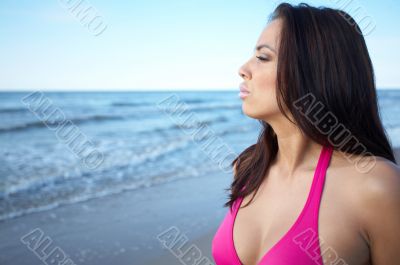Beautiful Woman at seaside