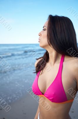 Beautiful Woman at seaside