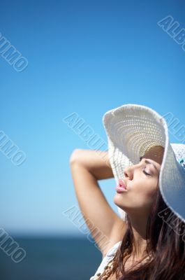 Beautiful Woman at seaside