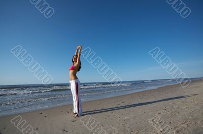 Beautiful Woman at seaside