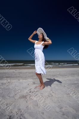 Beautiful Woman at seaside
