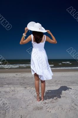 Beautiful Woman at seaside