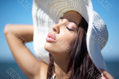 Beautiful Woman at seaside