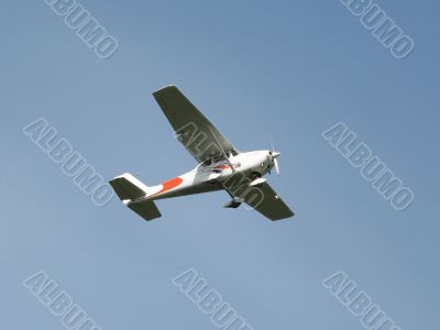 small aircraft in the sky