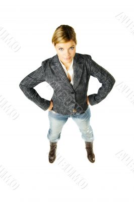 Businesswoman from Top