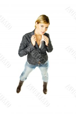 Businesswoman from Top