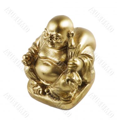 Gold Buddha Isolated