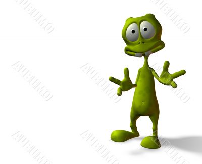 cartoon alien