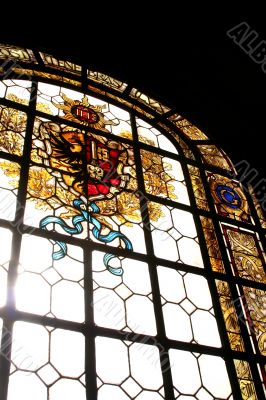 Stained glass window