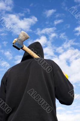 man with the axe