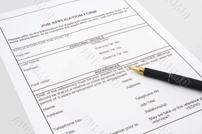 job application form