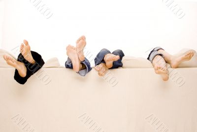 Feet On Sofa