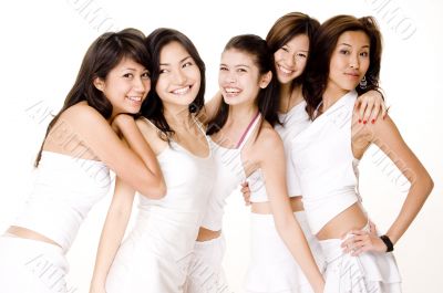 Asian Women In White #7