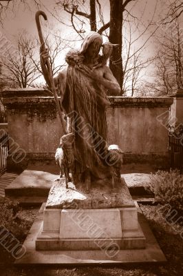 Tombstone at Pere Lachaise
