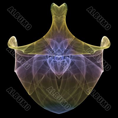 Decorative glass decanter