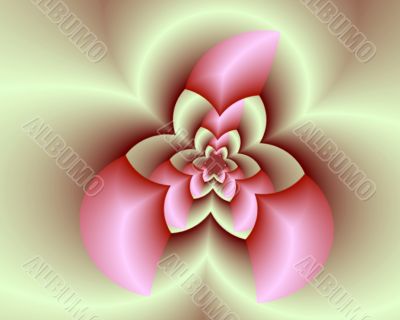 Spring fractal flower