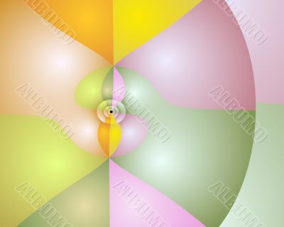 Spring pastel shapes
