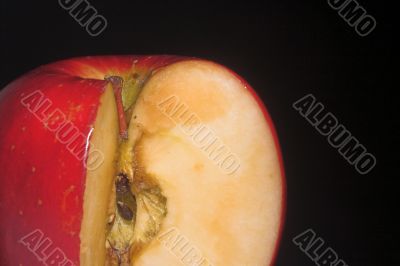 Sliced Red Apple