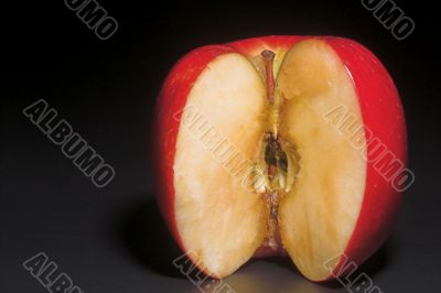 Sliced Red Apple