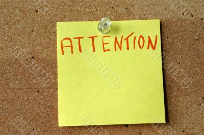 space for urgent notes