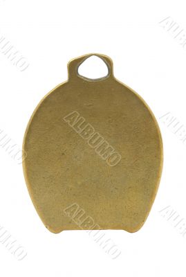 blank old metal tag
