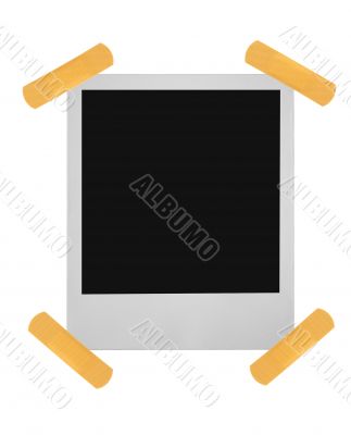 blank photo frame