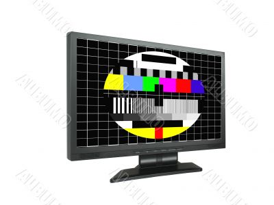 panoramic lcd with test screen