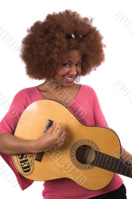 Guitar woman
