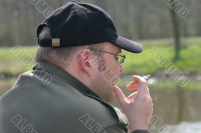 Fisherman`s concentration