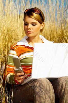 Business Woman Outdoor
