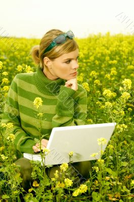 Business Woman Outdoor