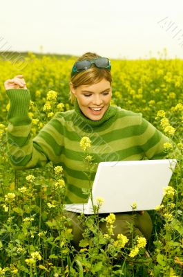 Business Woman Outdoor