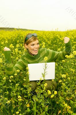 Business Woman Outdoor