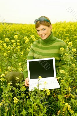 Business Woman Outdoor