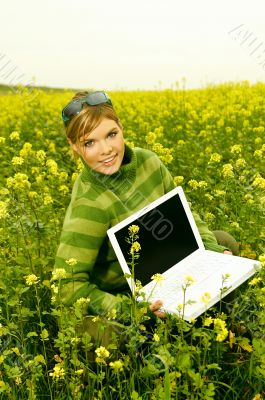 Business Woman Outdoor