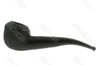 old pipe on pure white background