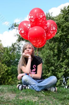 Red balloons