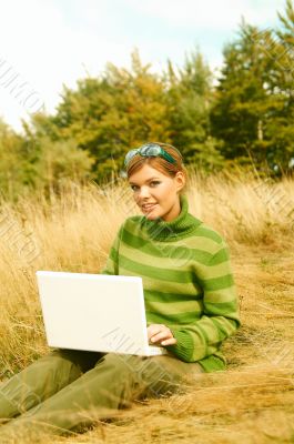 Woman Mountains Outdoors