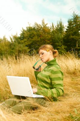 Woman Mountains Outdoors